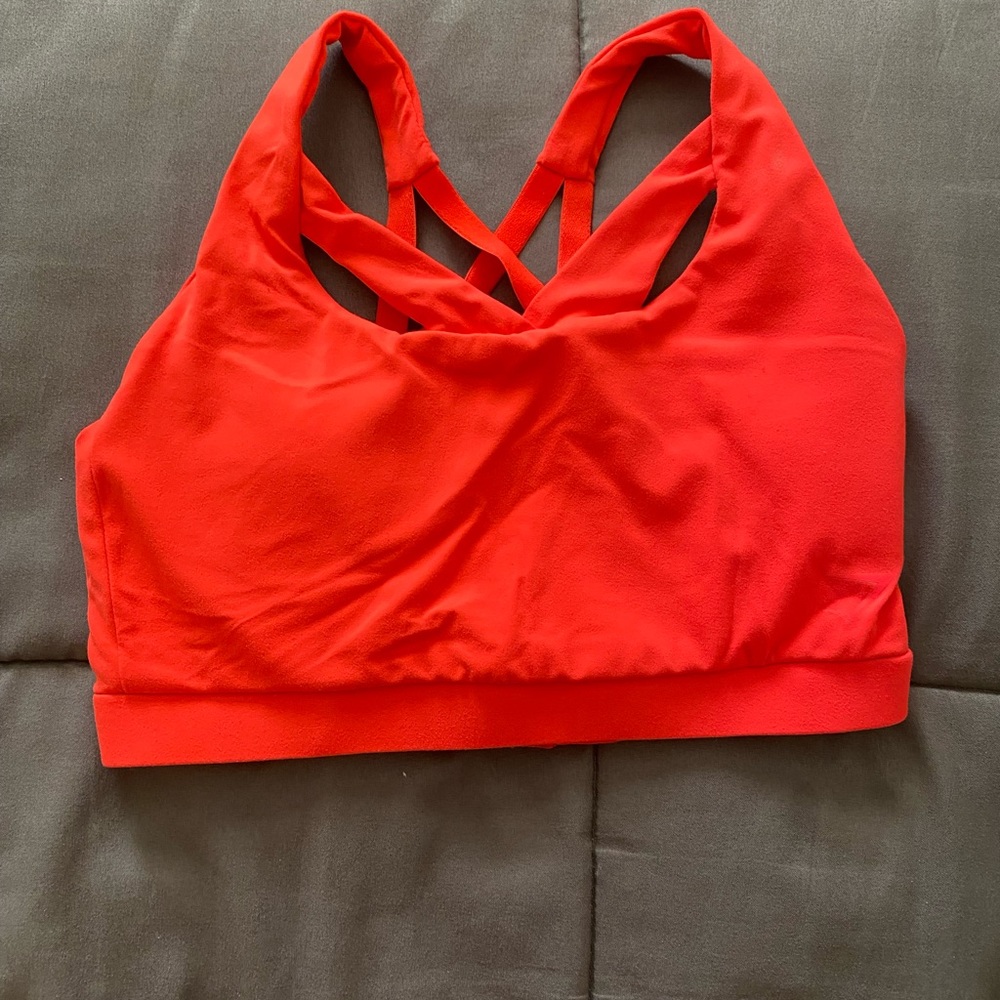 Gymshark Sculpt Sports Bra Small Red
